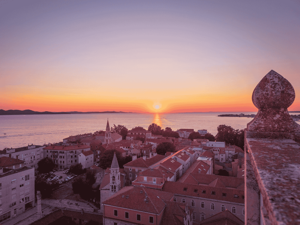 Zadar Sunset Alfred Hitchcock Visit Travel Croatia