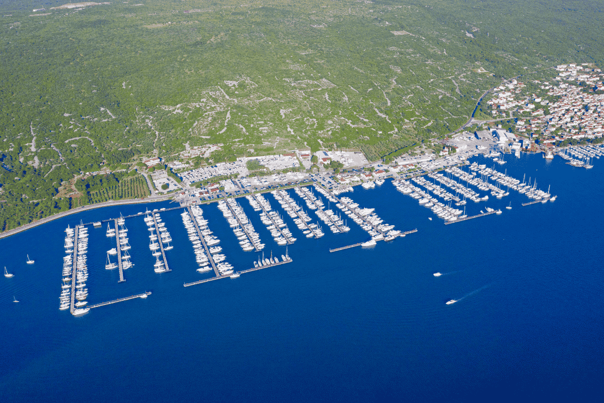 Marina Punat Krk Island Berths Harbour Harbor Sailing Croatia Safe