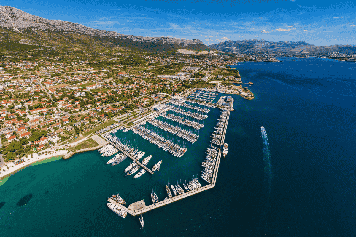 Marina Kaštela Split Harbour Harbor Croatia Berths