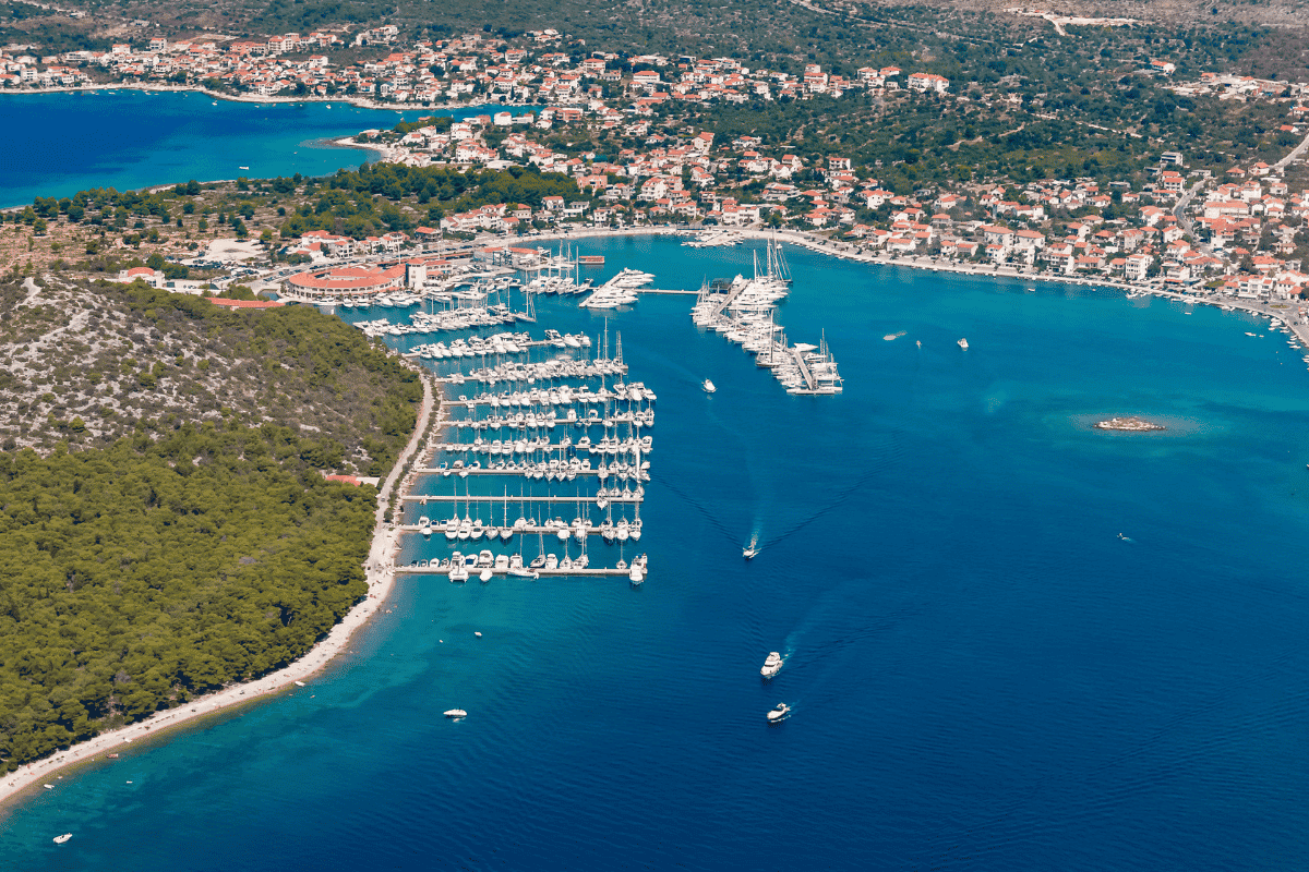 Adriatic Town Rogoznica Sailing Harbor Marina Dalmatia Croatia Moorings Berths 