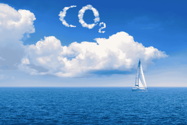 CO2 Carbon Footprint Pollution Sailing Vacation