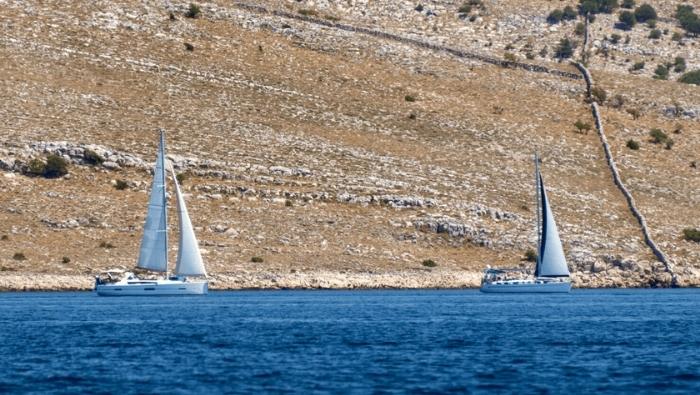 Sailing Yachts in Kornati Archipelago