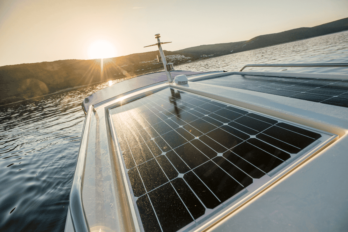 Solar Panel Energy Renewable Sustainable Sail Boat Vessel Yacht Green Ecology Eco 