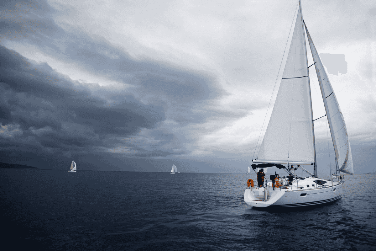 Storm Summer Weather Sailing Sailboats Croatia 